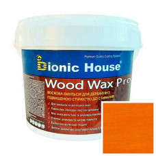 Краска для дерева WOOD WAX PRO безцветная база Bionic-House 0,8л Пиния