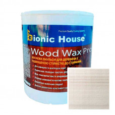 Краска для дерева WOOD WAX PRO безцветная база Bionic-House 2,5л Белый Дуб