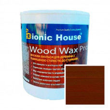 Краска для дерева WOOD WAX PRO безцветная база Bionic-House 2,5л Шоколад