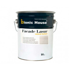 Краска для дерева FACADE LASUR Bionic-House 10л Белый дуб