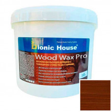 Краска для дерева WOOD WAX PRO безцветная база Bionic-House 10л Орех