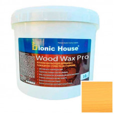 Краска для дерева WOOD WAX PRO безцветная база Bionic-House 10л Светлый Дуб