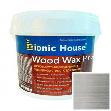 Краска для дерева WOOD WAX PRO безцветная база Bionic-House 0,8л Белый Мрамор