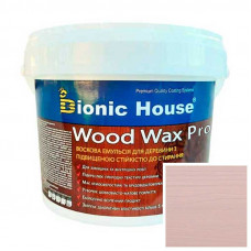 Краска для дерева WOOD WAX PRO Белая База Bionic-House 0,8л Лаванда