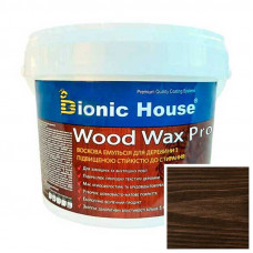 Краска для дерева WOOD WAX PRO безцветная база Bionic-House 0,8л Палисандр
