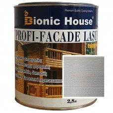 Краска для дерева PROFI-FACADE LASUR tung oil 2,8л Белый Мрамор