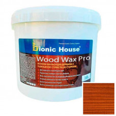 Краска для дерева WOOD WAX PRO безцветная база Bionic-House 10л Коньяк