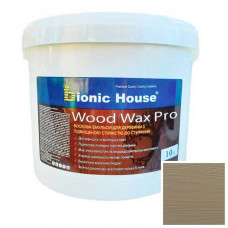 Краска для дерева WOOD WAX PRO Белая База Bionic-House 10л Серый Сланец