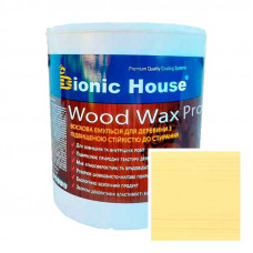 Краска для дерева WOOD WAX PRO безцветная база Bionic-House 2,5л Медовый