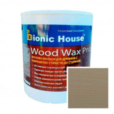 Краска для дерева WOOD WAX PRO Белая База Bionic-House 2,5л Серый Сланец