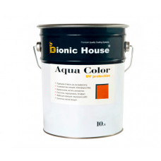 Краска для дерева Bionic-House Aqua Color UV-protect 10л Янтарь