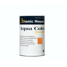 Краска для дерева Bionic-House Aqua Color UV-protect 0,8л Миндаль А112