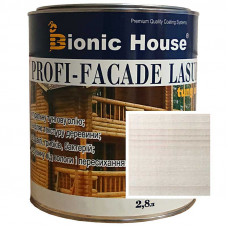 Краска для дерева PROFI-FACADE LASUR tung oil 2,8л Белый Дуб