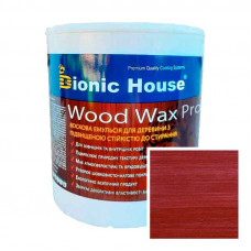 Краска для дерева WOOD WAX PRO безцветная база Bionic-House 2,5л Вишня