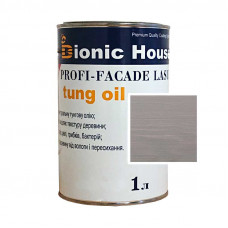 Краска для дерева PROFI-FACADE LASUR tung oil 1л Пепел