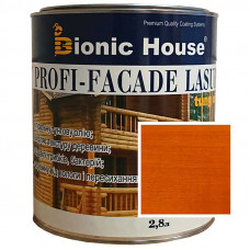 Краска для дерева PROFI-FACADE LASUR tung oil 2,8л Янтарь