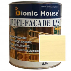 Краска для дерева PROFI-FACADE LASUR tung oil 2,8л Слоновая Кость