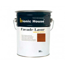 Краска для дерева FACADE LASUR Bionic-House 10л Коньяк
