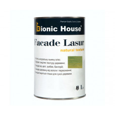 Краска для дерева FACADE LASUR Bionic-House 1л Изумруд А114