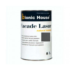 Краска для дерева FACADE LASUR Bionic-House 1л Арт Грей