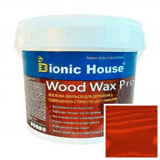 Краска для дерева WOOD WAX PRO безцветная база Bionic-House 0,8л Тик