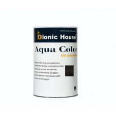 Краска для дерева Bionic-House Aqua Color UV-protect 0,8л Черное дерево А120
