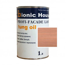 Краска для дерева PROFI-FACADE LASUR tung oil 1л Индиго