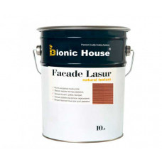 Краска для дерева FACADE LASUR Bionic-House 10л Сандал