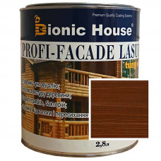 Краска для дерева PROFI-FACADE LASUR tung oil 2,8л Орех