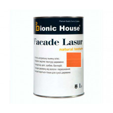 Краска для дерева FACADE LASUR Bionic-House 1л Рябина