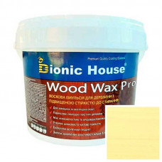 Краска для дерева WOOD WAX PRO Белая База Bionic-House 0,8л Цитрус