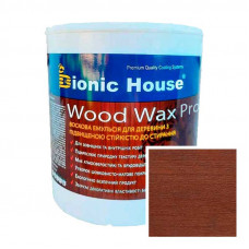 Краска для дерева WOOD WAX PRO безцветная база Bionic-House 2,5л Марсала