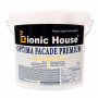 Optima Facade Premium - Износоустойчивая гидрофобная акриловая краска для минеральных фасадов Bionic-House 7кг Белая любой RAL оттенок под заказ