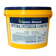 Optima Interior Comfort - Акриловая краска для стен и потолков Bionic-House 14кг Белая любой RAL оттенок под заказ