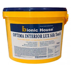 Optima Interior Lux silk touch - Износостойкая интерьерная краска с шелковистой поверхностью Bionic-House 14кг Белая любой RAL оттенок под заказ