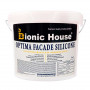 Optima Facade Silicone - Износоустойчивая гидрофобная силикон-акриловая краска для минеральных фасадов Bionic-House 7кг Белая любой RAL оттенок под заказ (2773-02)
