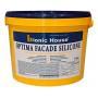 Optima Facade Silicone - Износоустойчивая гидрофобная силикон-акриловая краска для минеральных фасадов Bionic-House 14кг Белая любой RAL оттенок под заказ