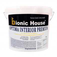 Optima Interior Premium - Износостойкая акриловая краска для стен и потолков Bionic-House 7кг Белая любой RAL оттенок под заказ