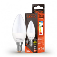 Лампа світлодіодна Tecro 6W E14 3000K (TL-C37-6W-3K-E14)