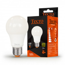 Лампа світлодіодна Tecro 9W E27 3000K (T-A60-9W-3K-E27)