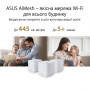 Wi-Fi Mesh система Asus ZenWiFi XD4 Plus 1pk White (90IG07M0-MO3C00) (34320-03)