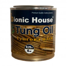 Тунговое масло Tung Oil Bionic-House 0,25л Бесцветный