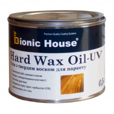 Масло для пола с твердым воском и УФ-фильтром HardWax Oil UV 0,5л Бесцветный
