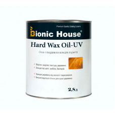 Масло для пола с твердым воском и УФ-фильтром HardWax Oil UV 2,8л Бесцветный