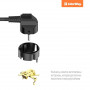 Фільтр живлення СolorWay (CW-CHE64B) 6 розеток, 4xUSB, 2м, Black (22680-03)