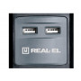 Фільтр живлення REAL-EL RS-3 USB CHARGE 1.8m Black