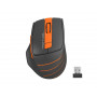 Мишка бездротова A4Tech FG30S Orange/Black USB (23300-03)