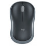 Мишка бездротова Logitech M185 (910-002238) Grey USB (19971-03)