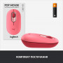 Мишка бездротова Logitech POP Mouse Bluetooth (910-006548) Heartbreaker Rose (27401-03)