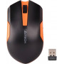 Мишка бездротова A4Tech G3-200N Black/Orange USB V-Track (22071-03)